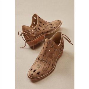 Musse & Cloud Coolise Laser Cut Ankle Booties Anthropologie